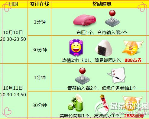 炫舞時代10月10日11日活動 3776點券+非賣手套+雙倍經驗走起