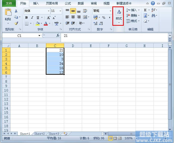 Excel2010×lʽͻ@ʾ(sh)(j) (lin)