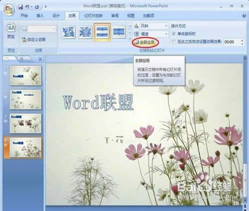 powerpoint2007O(sh)ÈDƬГQЧ