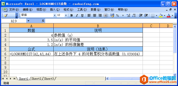 ExcelLOGNORMDIST(sh)Zc÷