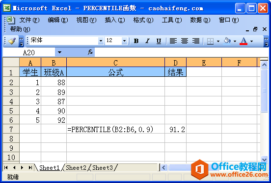 ExcelPERCENTILE(sh)Zc÷