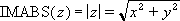 Excel中IMABS函數的語法與用法