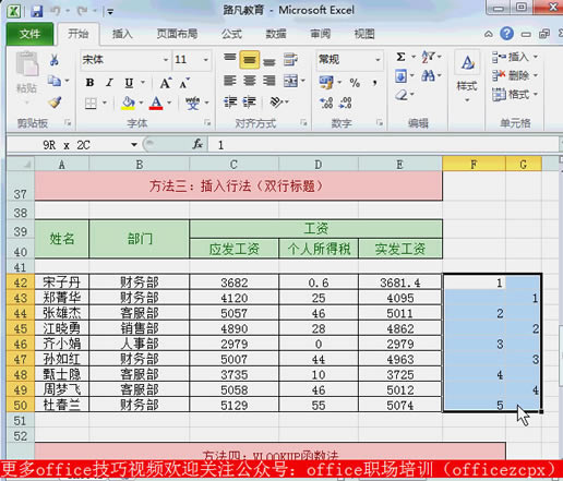 Excel如何制作工資條 各種制作工資條的小技巧，你值得擁有