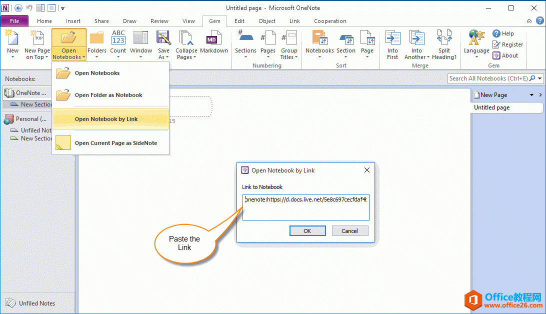 OneNote δ_˹ĹPӛ