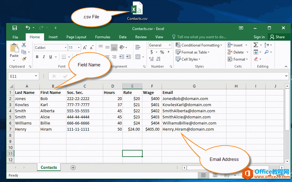  Excel Єһ .CSV ļ