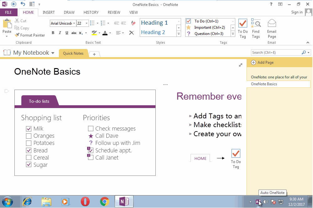 ԄO(sh) OneNote Ğ鲻ͬw