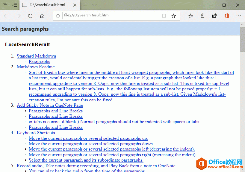  OneNote Y HTML ļ