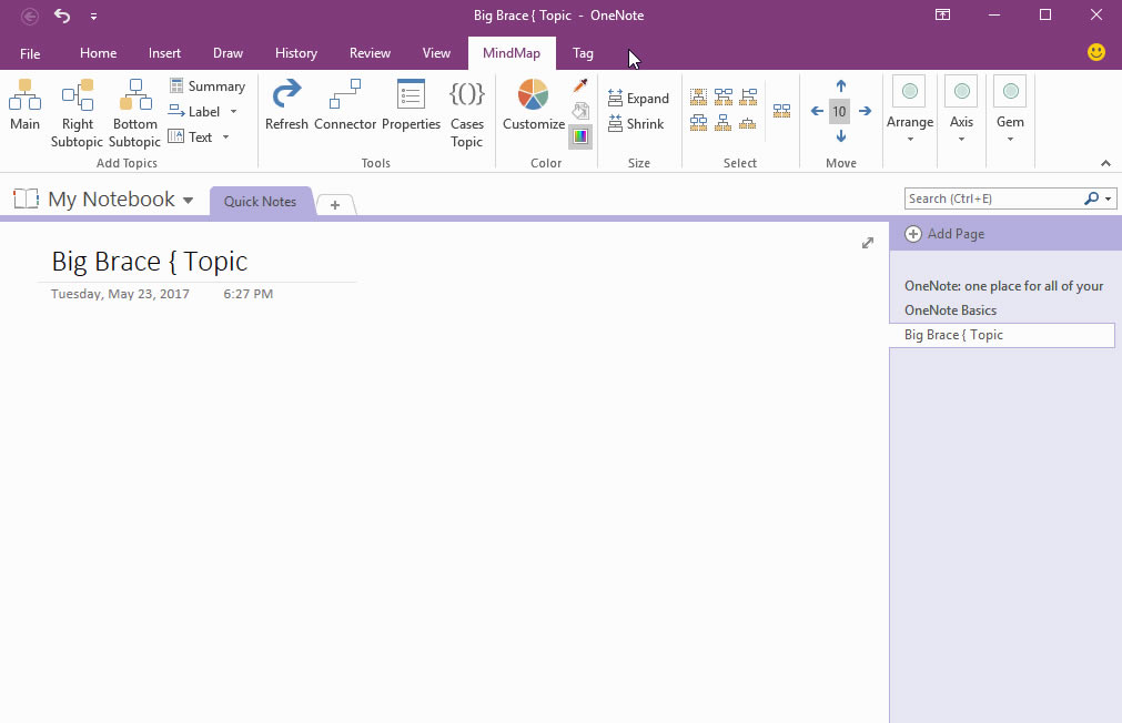  OneNote ˼SD(chung)̖ { }