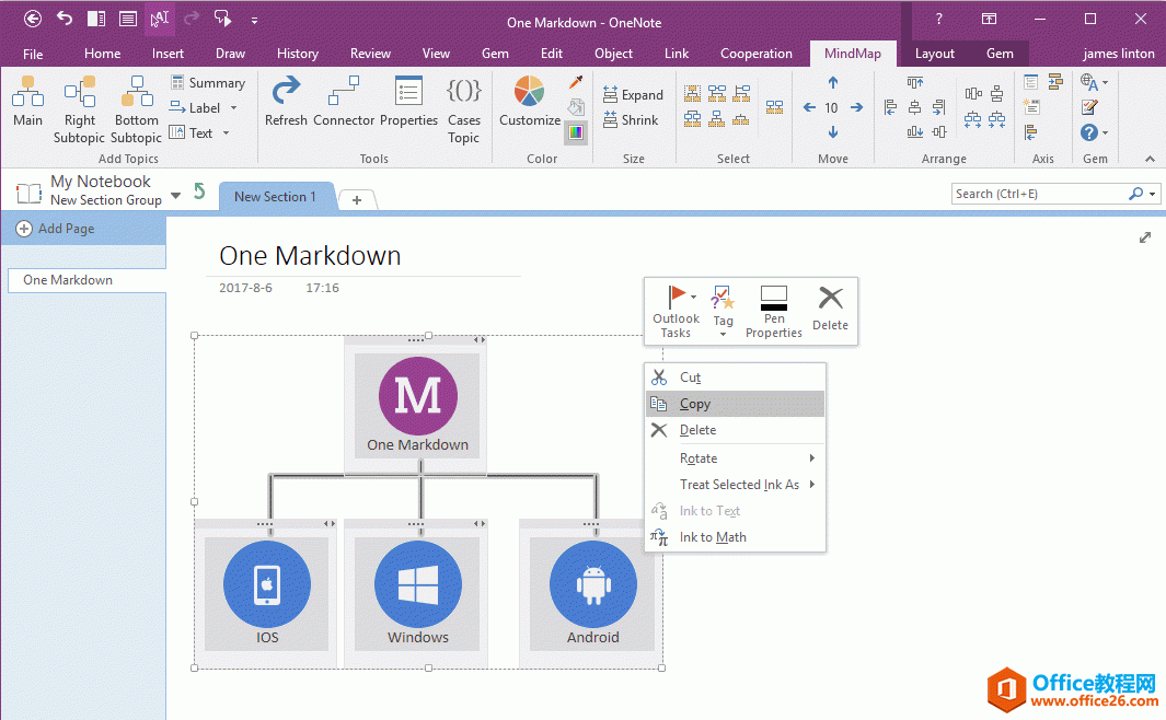 α OneNote Gem ˼SDDƬ