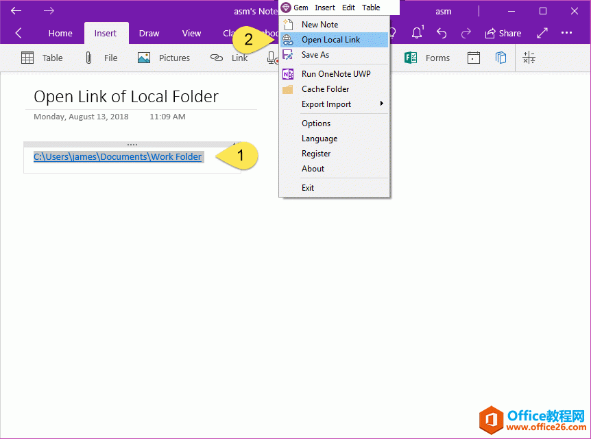 δ_ OneNote for Windows 10 ıļA朽