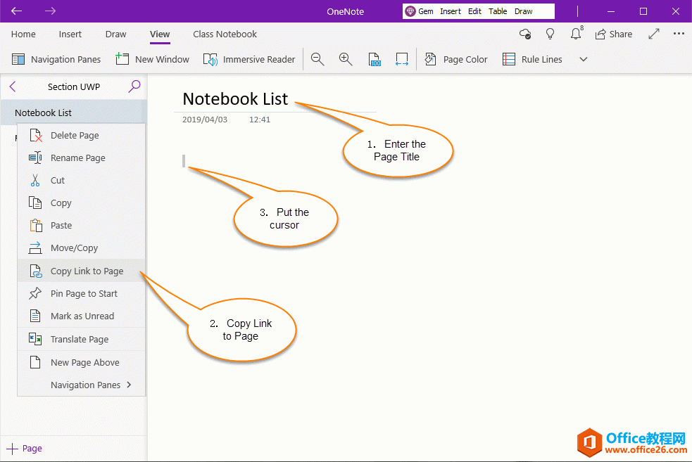  OneNote PӛĿ䛴VģѸٴ_Pӛ