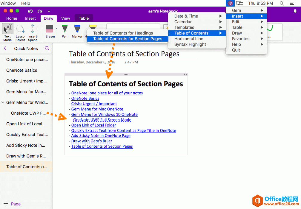 _Юǰ OneNote օ^(q)棬Ŀ䛴V