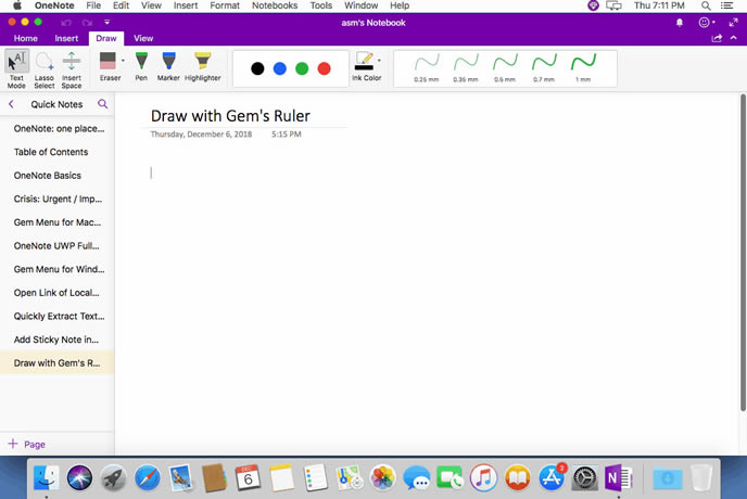 ʹö䌚˳߁o OneNote for Mac oޣLD