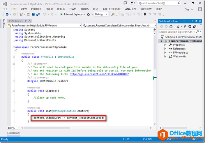 SharePoint ͨ^HttpModule ҕD