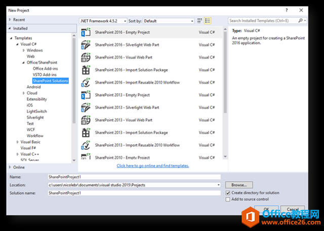 Visual Studio SharePoint  _l(f)ģ
