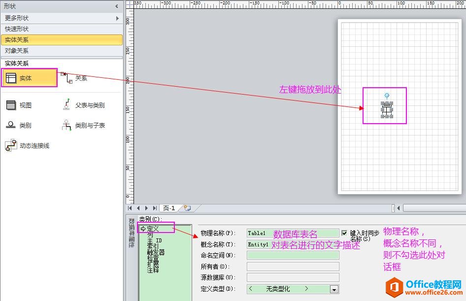 如何使用Visio 2010 畫數(shù)據(jù)庫(kù)中表與表的關(guān)系