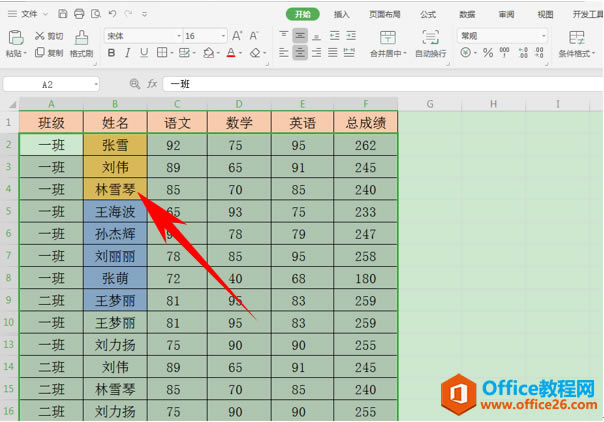 WPS excel如何根據單元格顏色進行排序