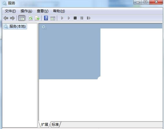 Win7ϵy@ʾһƬհ׵̎